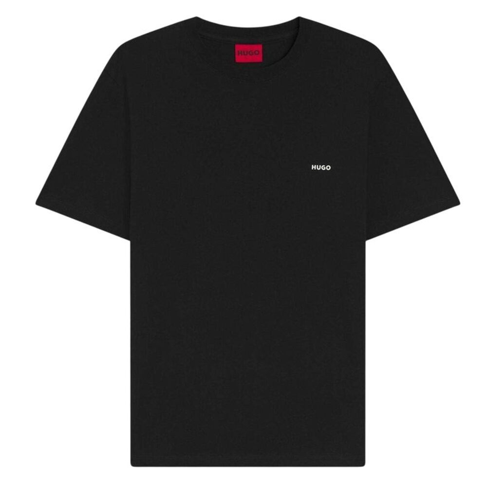 Hugo Boss Mens Cotton Short-Sleeved T-Shirt / Black
